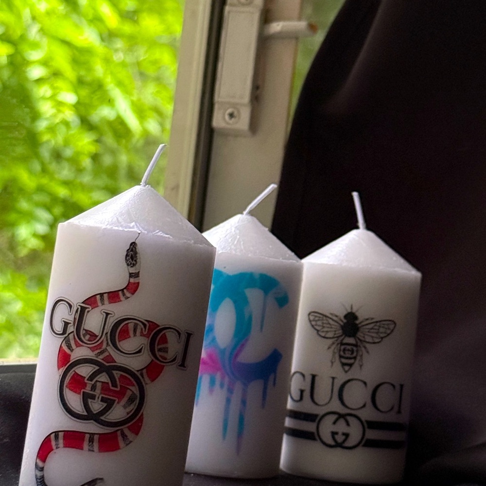 Custom - Set of Two (2) Custom Decorative Candles - Picture 12 of 12